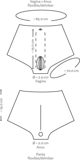 Ultra Realistische Vagina broekje - Vagina pants - crossdressing — thumbnail 8