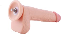 EZfunLok Flexibele Dildo voor Auxfun Plus Seksmachine 17 cm — thumbnail 6