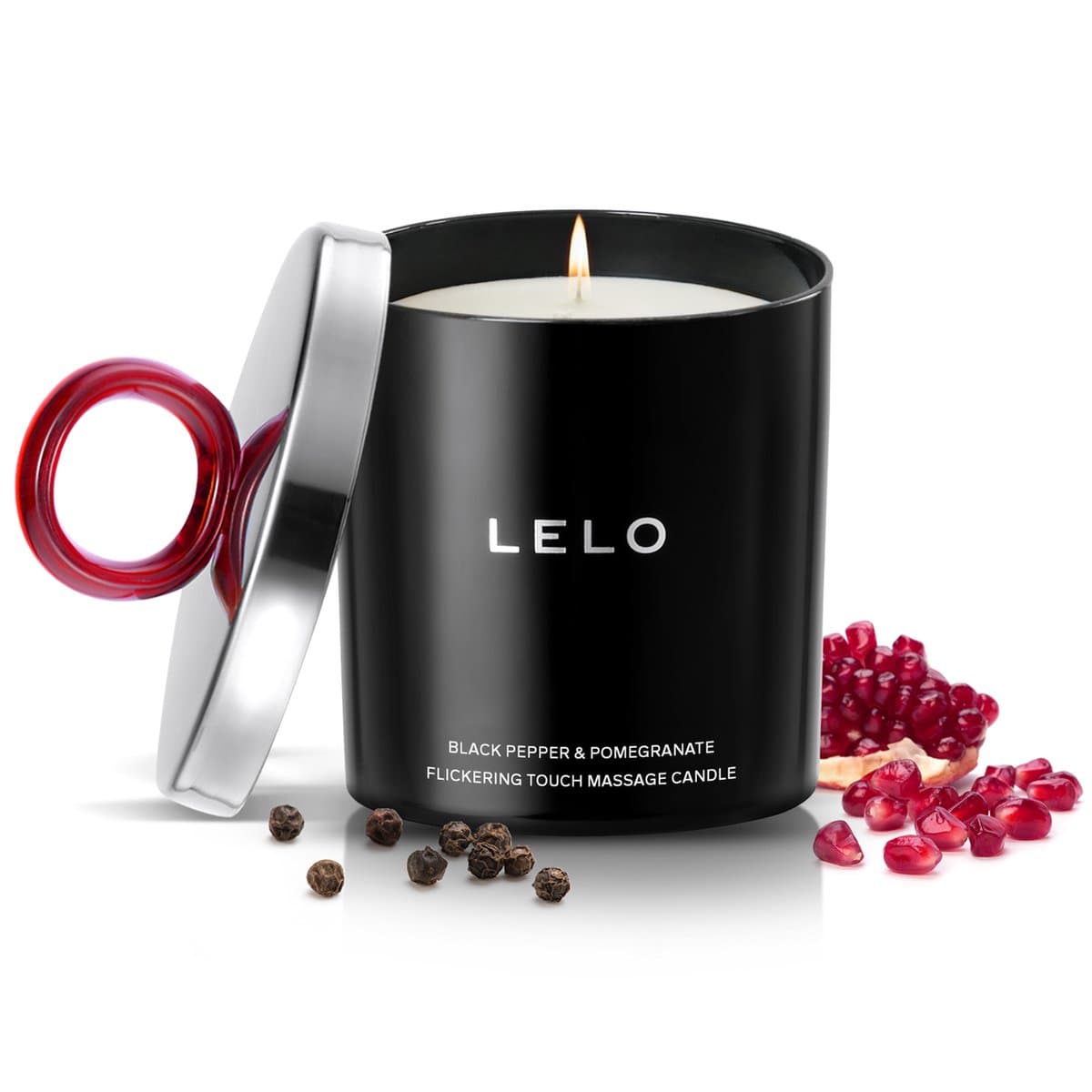 LELO – Massagekaars – Black Pepper & Pomegranate — afbeelding 1