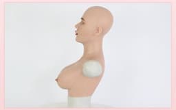 Siliconen borsten- siliconen gezicht-Crossdresser-Travestie- Vrouwen gezicht- Female Face-Travestiet-Cosplay — thumbnail 2