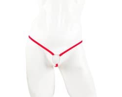 BamBella ® - Sexy Erotische bondage Lingerie Maat L/XL onesize Heren onderbroek Rood mannen
