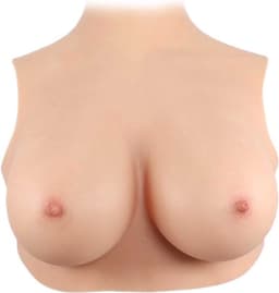 Siliconen nep borsten voor borstamputatie - Tieten geamputeerd - G cup - Hemd - Top - Voor 60 t/m 100 KILOGRAM — thumbnail 1