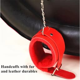 Sex Stoel - Sex Kussen - Sex Sofa - Stevig Sex Kussen - Sexmeubel - Sex Chair - Seks Stoel - Seksstoel 4 Riemen - Voor Mannen & Vrouwen - Seksspeeltjes - Seksspeeltjes Inclusief Handboeien - Bdsm Meubels — thumbnail 4