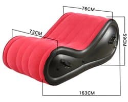 Sex Stoel - Sex Kussen - Sex Sofa - Stevig Sex Kussen - Sexmeubel - Sex Chair - Seks Stoel - Seksstoel 4 Riemen - Voor Mannen & Vrouwen - Seksspeeltjes - Seksspeeltjes Inclusief Handboeien - Bdsm Meubels