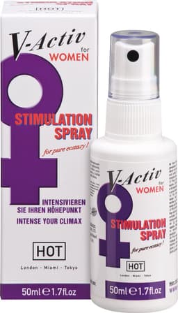 Hot-Hot V-Active Stimu Spray Women 50 M-Creams&lotions&sprays — thumbnail 1