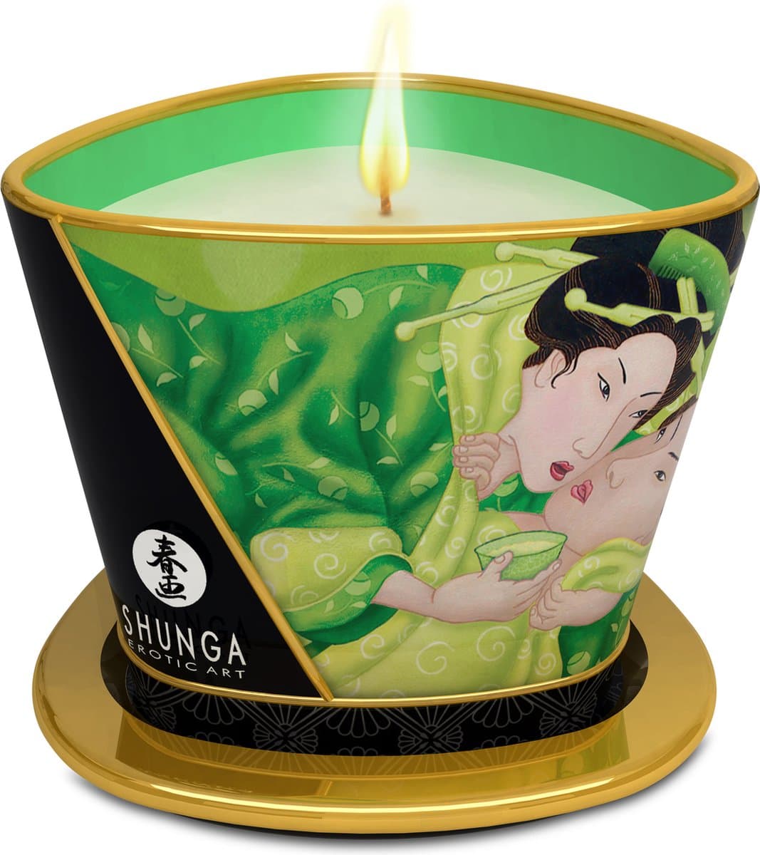 Shunga - Massagekaars - Exotic Green Tea — afbeelding 1