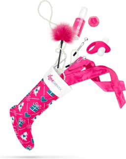 Loveboxxx - Christmas Stocking Set - Erotische Geschenkset - Kerstcadeau voor Volwassenen - Geschenkset Vrouwen en Mannen - Cadeau Vrouw en Man - Giftset Vrouw en Man - Erotisch - Roze — thumbnail 3