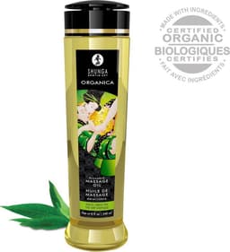 Shunga - Massage Olie Organica Exotische Groene Thee — thumbnail 7