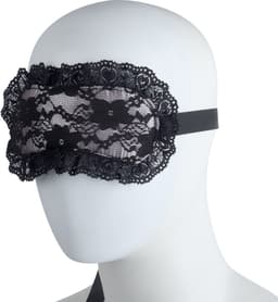 Banoch | lace blinddoek | kanten erotiek oogmasker met lint - roze — thumbnail 4