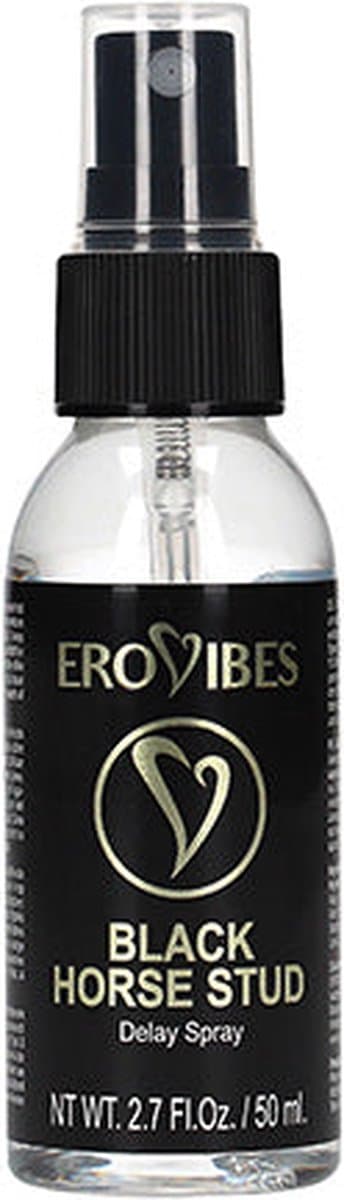 Erovibes Black Horse Stud Delay Spray – Vertraging Spray Voor Mannen – Klaarkomen Uitstellen – 50 ml — afbeelding 1
