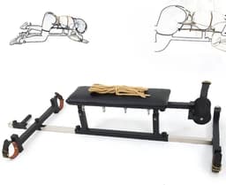 BDSM Bench - Seksmeubel - Seks - Bondage Set - Sex Bank - Leer - Extreme - Sex chair - Rope - Inclusief Touw — thumbnail 2