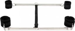 Rimba - Dubbele Spreader bar Met Zachte Boeien - Zwart — thumbnail 4