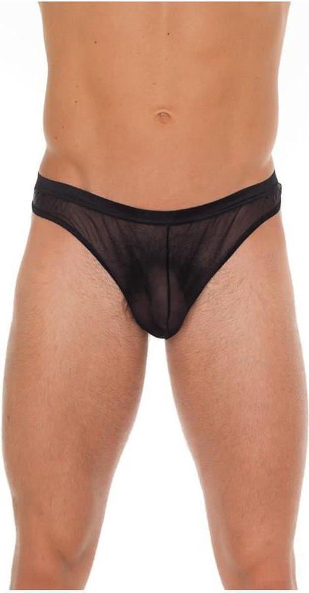Amorable - Doorzichtige Zwarte String voor Mannen - One Size — afbeelding 1