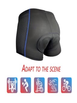 Livé® Blauw Fietsondergoed Heren – GEL 5D Fietsbroek Ademend XL — thumbnail 4