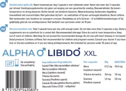 Alpha Libido - XXL - 60 Capsules - Penis Vergoter - XXL Pillen - Grotere Erectie - Libido Verhoger — thumbnail 5