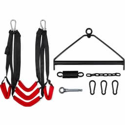 Velmio Sex schommel - Bondage set - Stevig - Sexspeeltjes Voor koppels - Rood/Zwart - 5 Extra zachte kussens — thumbnail 1
