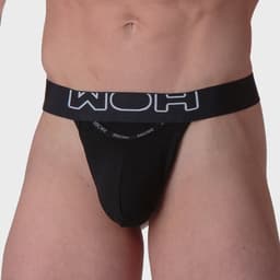 WOH heren g-string sexy fun zwart — thumbnail 4