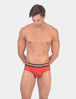 Barcode Berlin Backless Brief Pride Red - MAAT XL - Erotisch Heren Ondergoed - Slip voor Man - Sexy mannen Slip — thumbnail 5