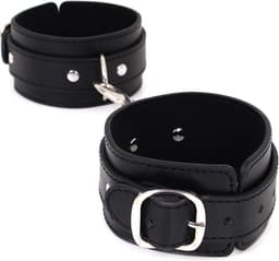 Budget Ankle Cuffs with Double Hook | Kiotos Leather — thumbnail 4