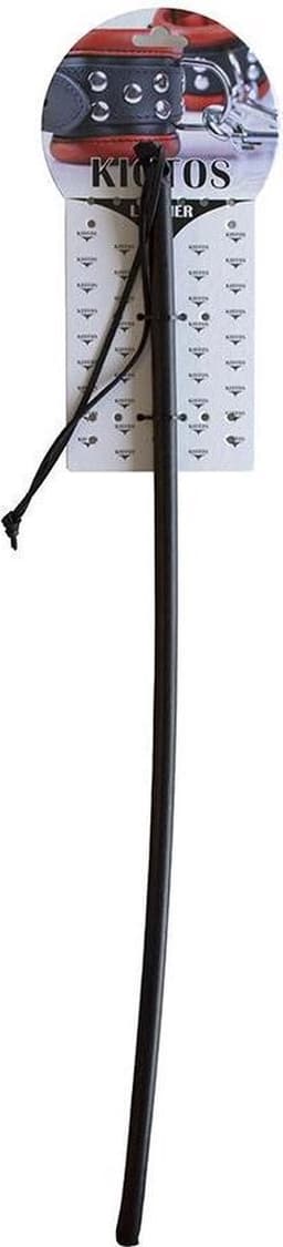 Flexibele Cane Van PVC En bekleed Met Leer - Zwart — thumbnail 3