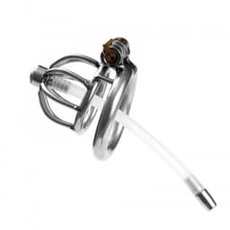Nooitmeersaai - Kuisheidskooi met dilator - Metaal - 40mm - incl. slot — thumbnail 1