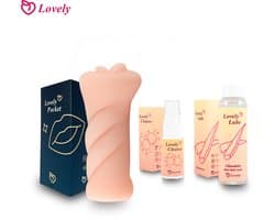 Lovely Pocket-Lovely Lube - Lovely Cleanse Pocket pussy-Glijmiddel-AloeVera-Seksspeeltje-Natuurlijk-Schoonmaakproduct-Verzorging-Antibacterieel