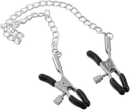 Tepelklemmen - Verstelbaar Met Ketting - BDSM - SM — thumbnail 3