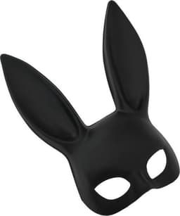 Kinky Pleasure - Bunny Mask - black - Bunny Ears - Kp02 - Fun Fetish product - Party time - Party outfit - Erotische spelletjes - BR121 - Power Escorts - gave groot Formaat Cadeaubox - vanwege Hygiëne redenen kunt u dit product niet retourneren — thumbnail 2
