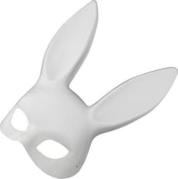 Kinky Pleasure - Bunny Mask - white - Bunny Ears - Kp02 - Fun Fetish product - Party outfit - One size fits all - gave groot Formaat Cadeaubox - ideaal om te geven of te krijgen - - BR121 - Power Escorts — thumbnail 4