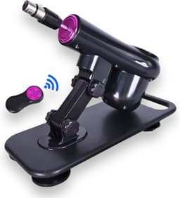 Kinky Pleasure - Seks Machine met Kristallen Dildo-Attachment - Afstandsbediening - Inclusief 2 Opzetstukken — thumbnail 1