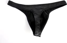 PU Lederen porno slip heren - Lage taille - Mini string - Erotisch ondergoed - Aansluitend — thumbnail 4