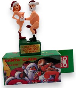 Santa Is "Coming" To Town – Hilarische Wind-Up Kerstdecoratie — thumbnail 4