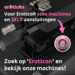 Eroticon - 3XLR naar Suction Cup Zuignap Verloopstuk - Voor Eroticon Sex Machine - Seksmachine - Neukmachine - Corrector — thumbnail 7