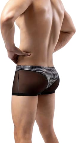 Sexy Heren Boxer - Ondeugend Versierde Mannen Boxershort - Heren Mode | ( L ) | LekkerStout | ( LS216 ) — thumbnail 4