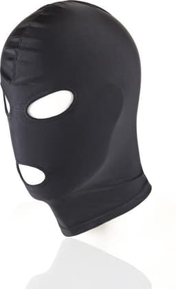 Banoch - Mask/3 hole Black - Spandex Masker - BDSM - Zwart — thumbnail 7
