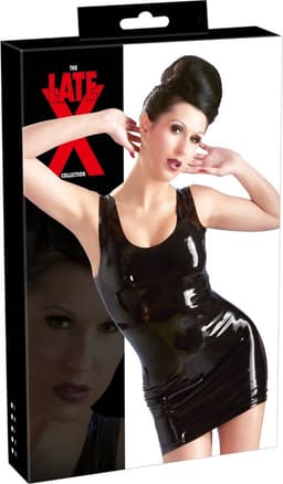 The Latex Collection Latex Mini Jurk - Zwart — thumbnail 4