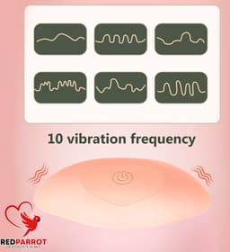 Tepel vibrator pads Platinum | Borst vibrator | Draadloos | BDSM | Onzichtbaar te dragen | USB oplaadbaar | Afstandsbediening | 10 vibratiestanden | Nipple — thumbnail 3
