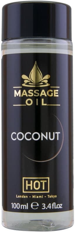 Hot - Coconut 100ml Massage olie - Transparant — thumbnail 1