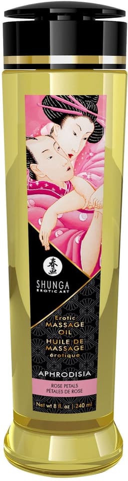 Shunga - Massageolie - Romance Sparkling Strawberry -240 ml — thumbnail 2