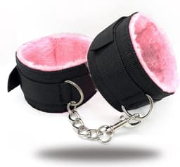 Oneay BDSM Bed Bondage Set - 10 Delig - SM Handboeien - Bedboeien - Enkelboeien - Springzweep - Blinddoek - Sex Toys voor Koppels - Seksspeeltjes voor mannen en vrouwen - Rood — thumbnail 3