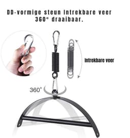 SVN®Sex Schommel - Sex Stoel - Bondage - Zwart - 32cm x 10cm x 36cm — thumbnail 4