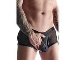 Wetlook en mesh Men's shorts - Black