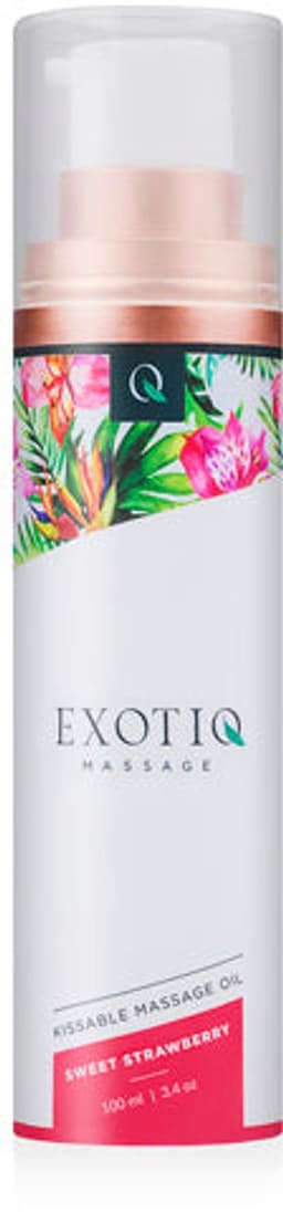 Exotiq - Massageolie - Massage Olie - Sweet Strawberry - Massageolie voor een Ontspannende Massage met Aardbeiengeur - Zijdezacht en Verzorgende Werking - 100 ml — thumbnail 14