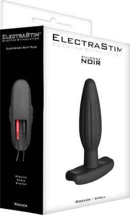 ElectraStim - Electrosex - Siliconen Noir Rocker Buttplug - Drie Maten S — thumbnail 3