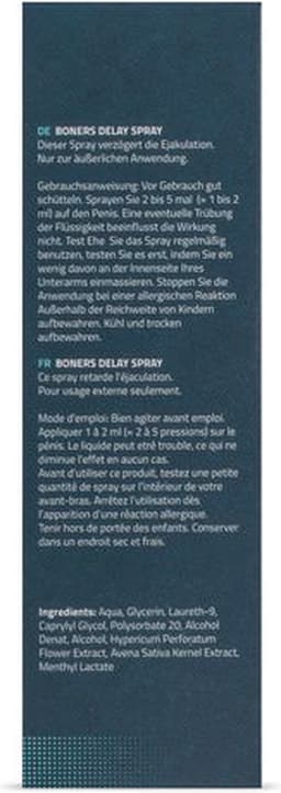 Boners Orgasmevertragende Spray - 15 ml — thumbnail 7