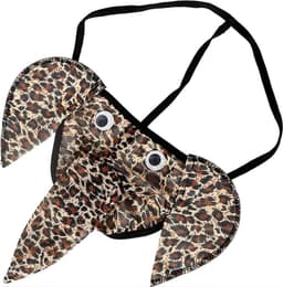 CHPN - Olifanten string met slurf - Mannenstring - Herenstring - One size - Grappige string - Olifantenstring - Reetveter - Leopard — thumbnail 2