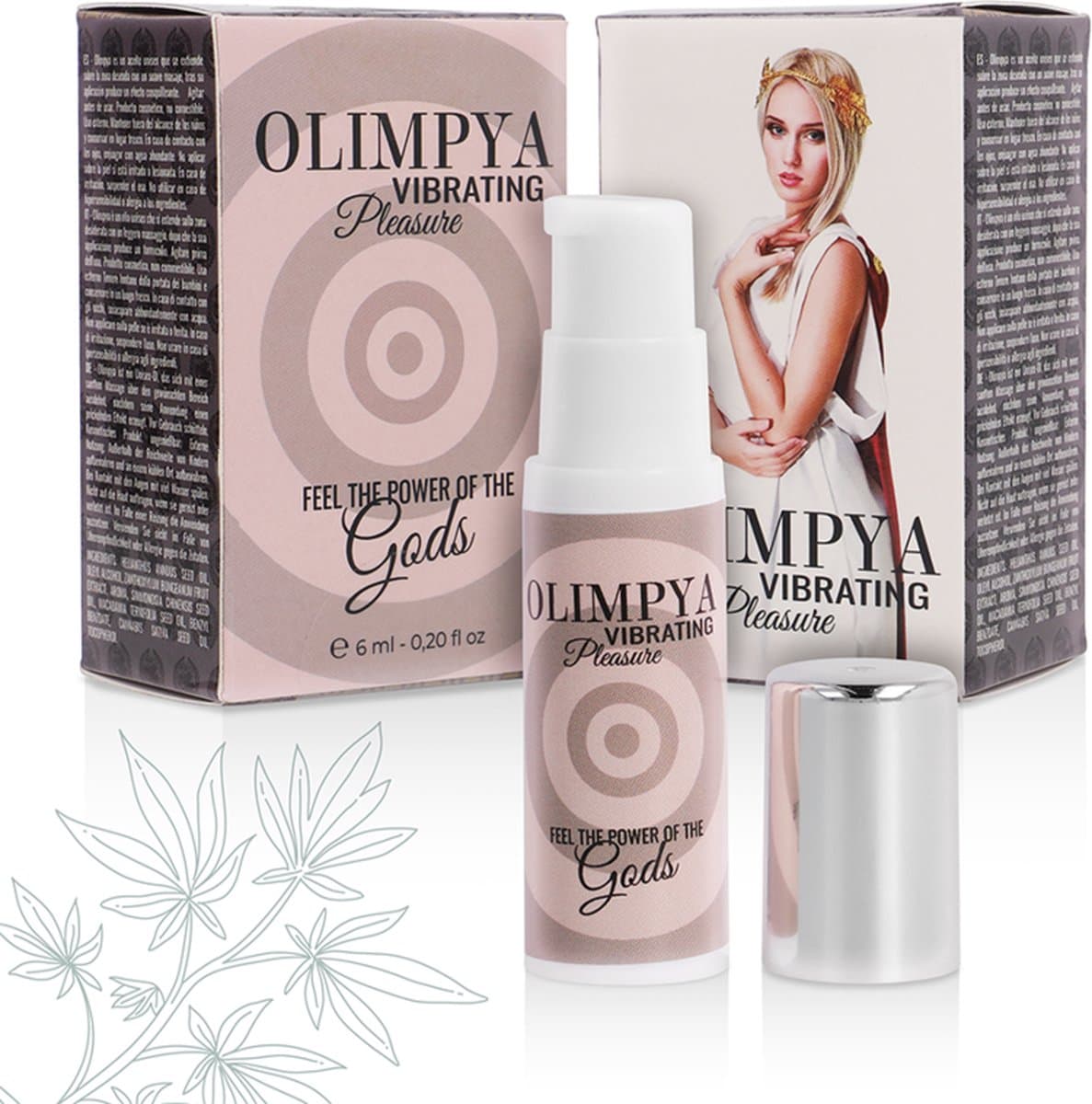 OLIMPYA | Olimpya Vibrating Pleasure Goddess - 6 Ml | Unisex Stimulant | Vibrating Sex Experience | Cannabis Seed Oil | Intense Orgasm Experience | Vibrating Sexual Stimulant Gel for Couples — afbeelding 1