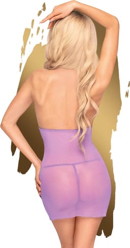 Penthouse Lingerie Bedtime story - Erotische Babydoll met String - Maat L/XL - Paars — thumbnail 3
