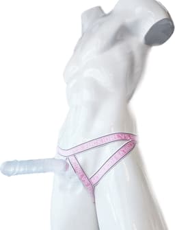 BamBella® - Sexy Bondage Lingerie Heren L/XL - Roze mannen ondergoed open kruis slip — thumbnail 5