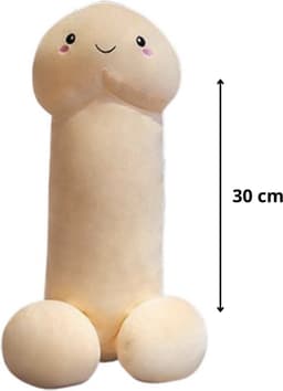 Knaak Penis knuffel - Piemel kussen - Penis kussen - 30cm — thumbnail 2